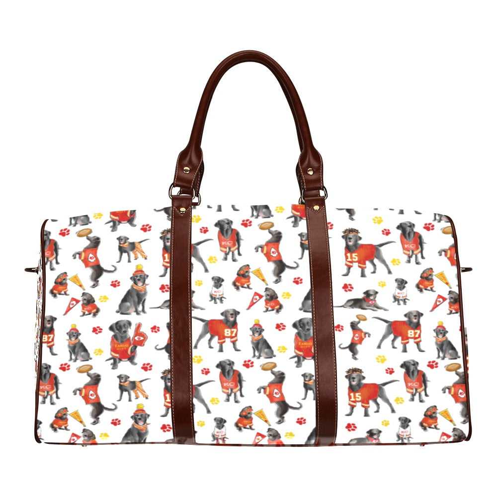 Kansas City Black Labs Waterproof Travel Bag