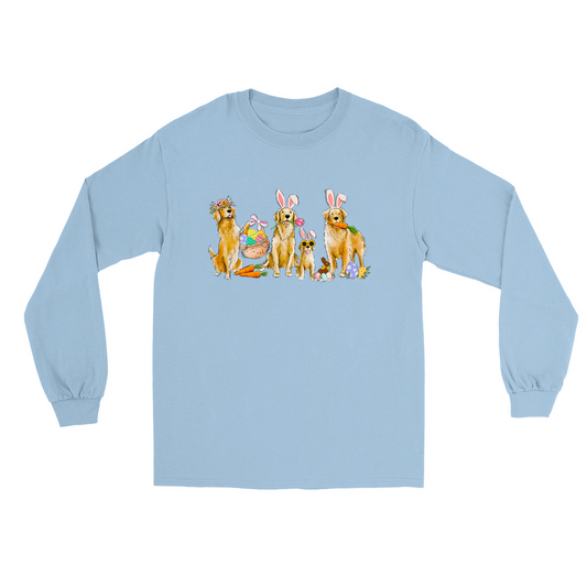 Golden Retriever Easter Long Sleeve YOUTH T-Shirt