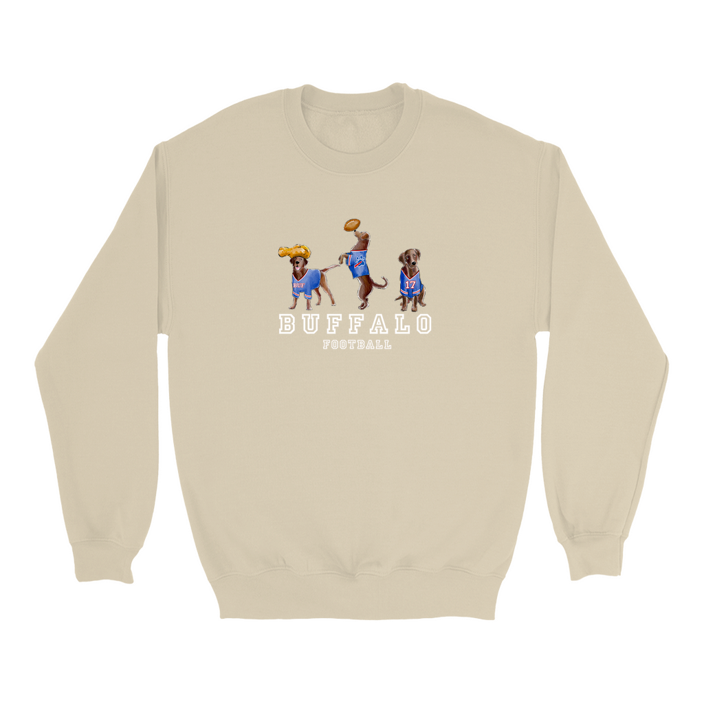 Buffalo Chocolate Lab Crewneck