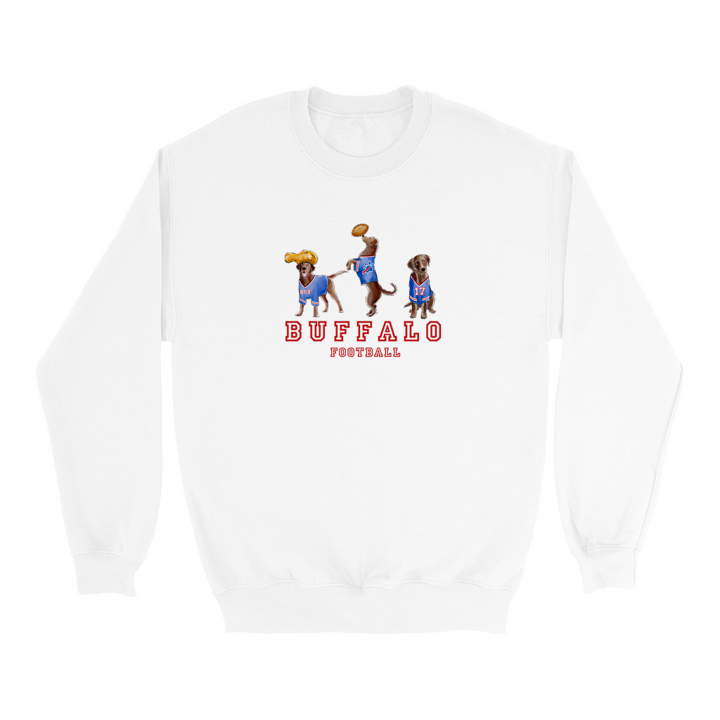 Buffalo Chocolate Lab Crewneck