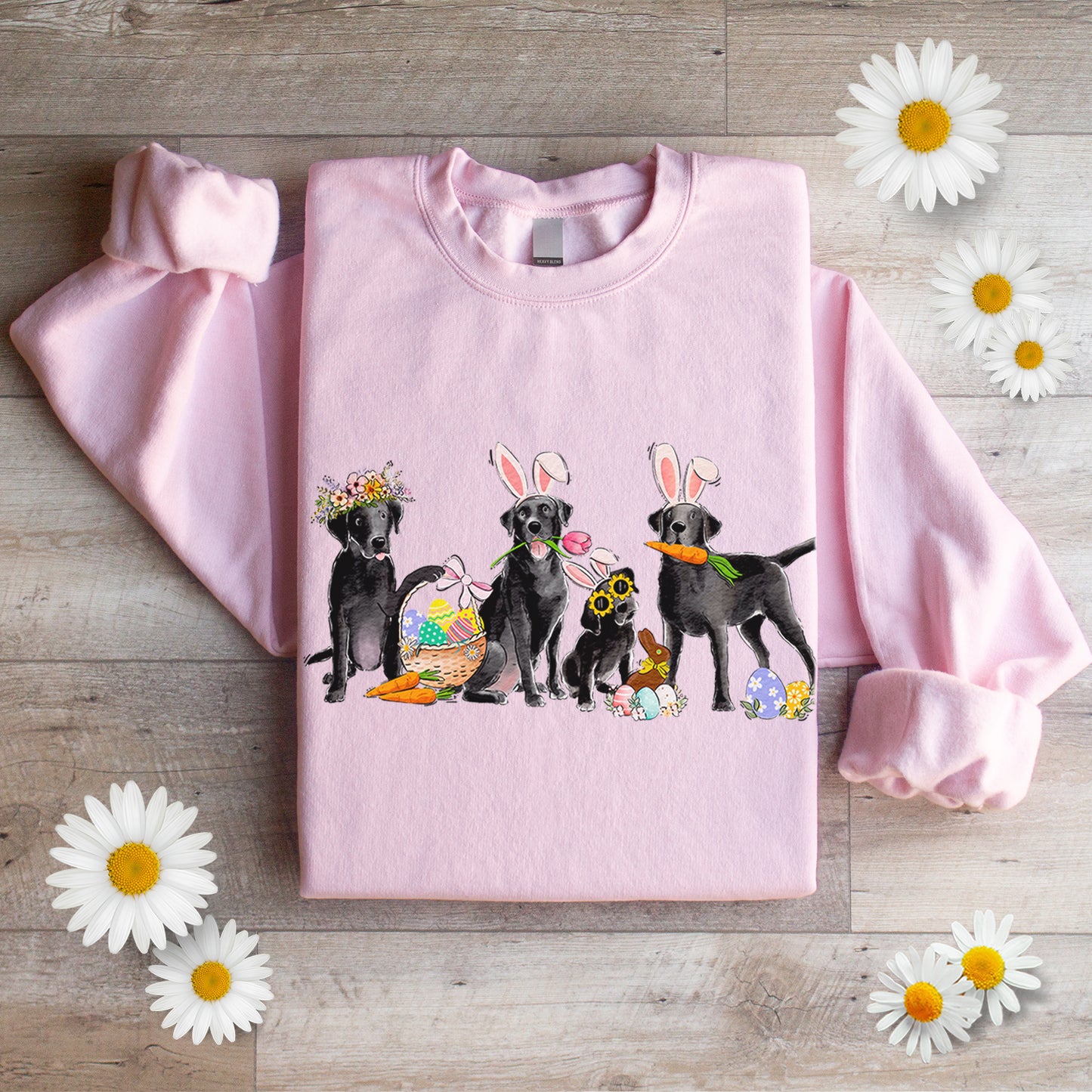 Black Labs Easter Crewneck Sweatshirt