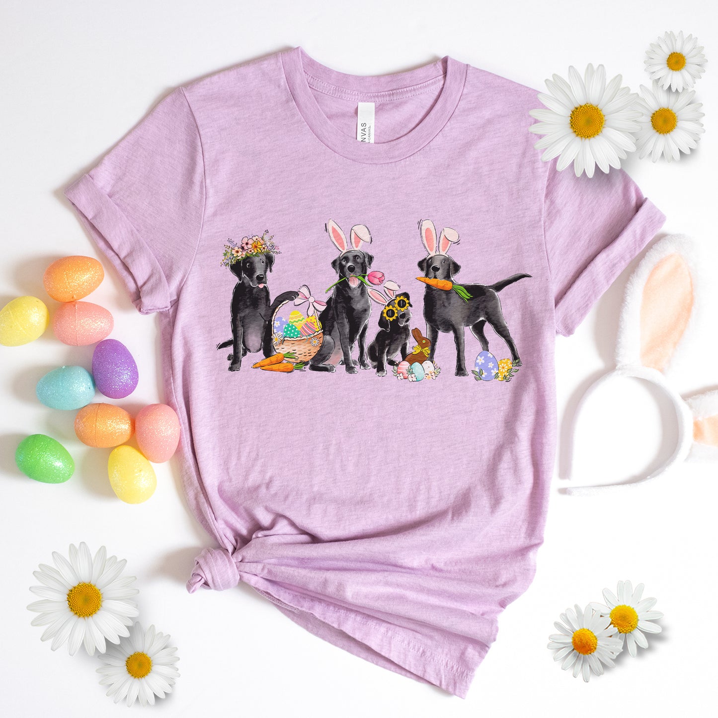 Black Labs Easter T-Shirt