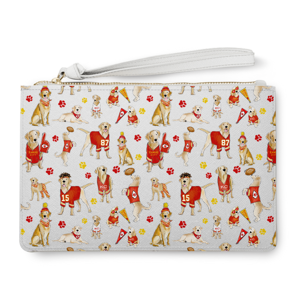 Kansas City Yellow Lab Clutch