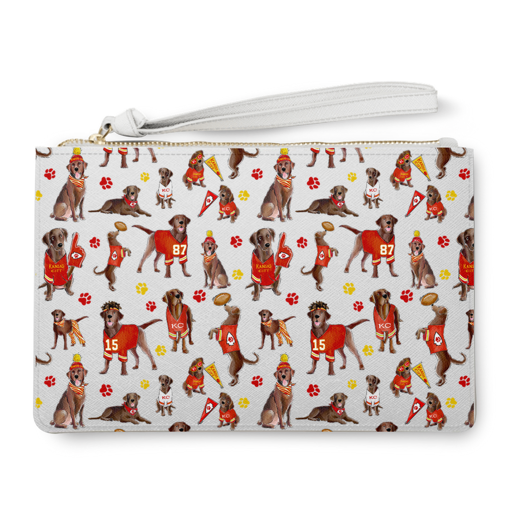 Kansas City Chocolate Lab Clutch