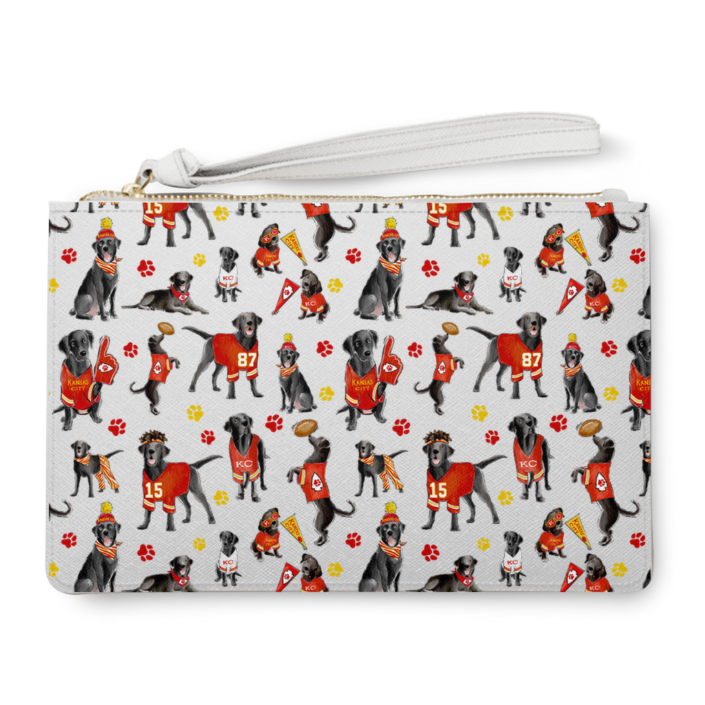 Kansas City Black Lab Clutch