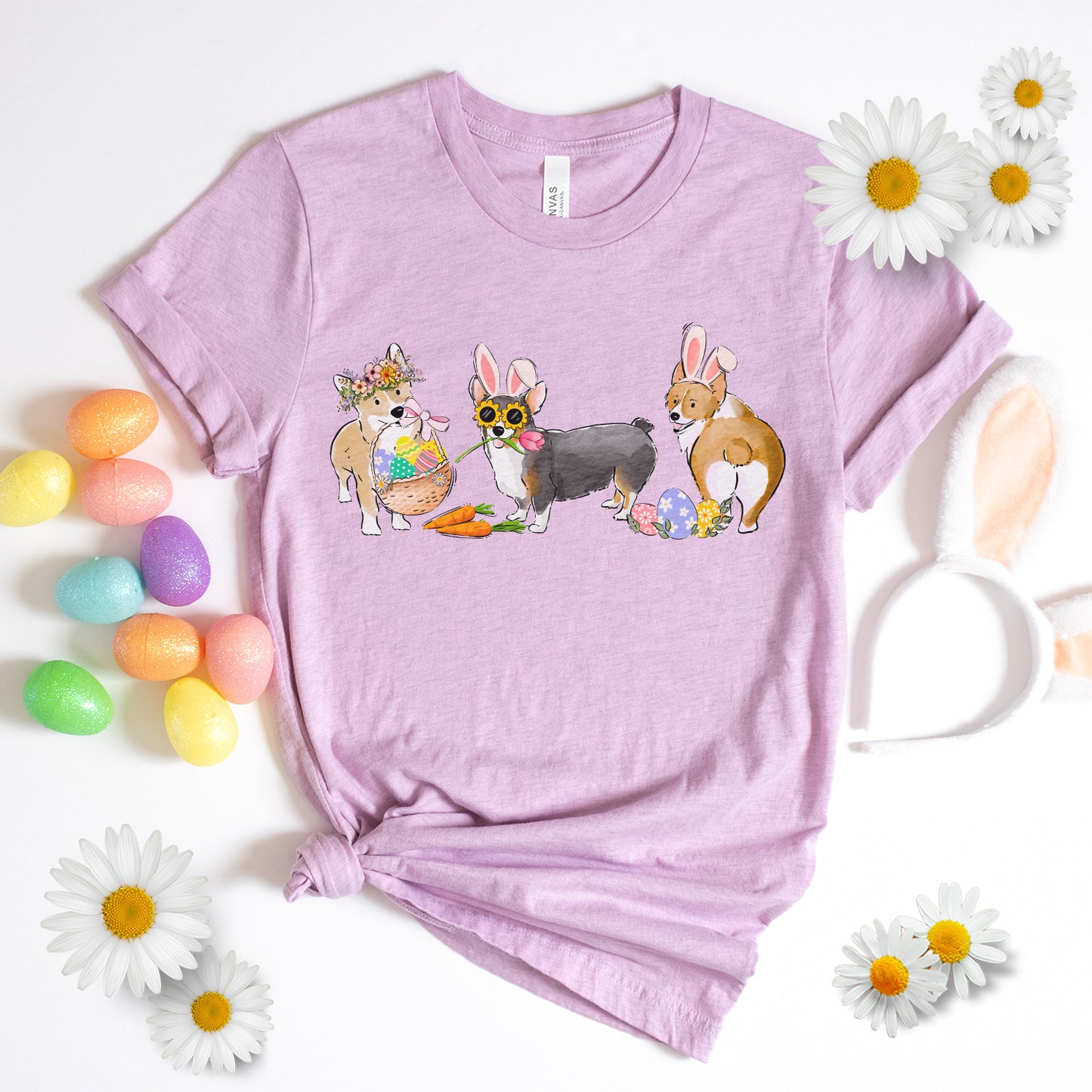 Corgi Easter T-Shirt