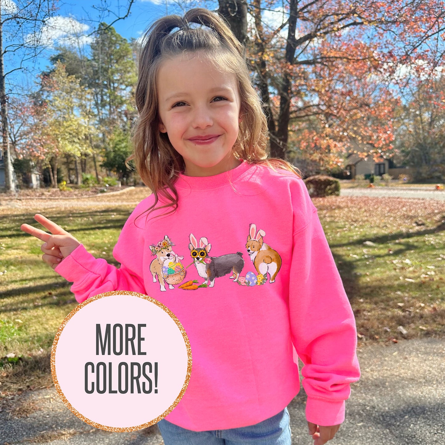 Corgi Easter YOUTH Sweatshirt