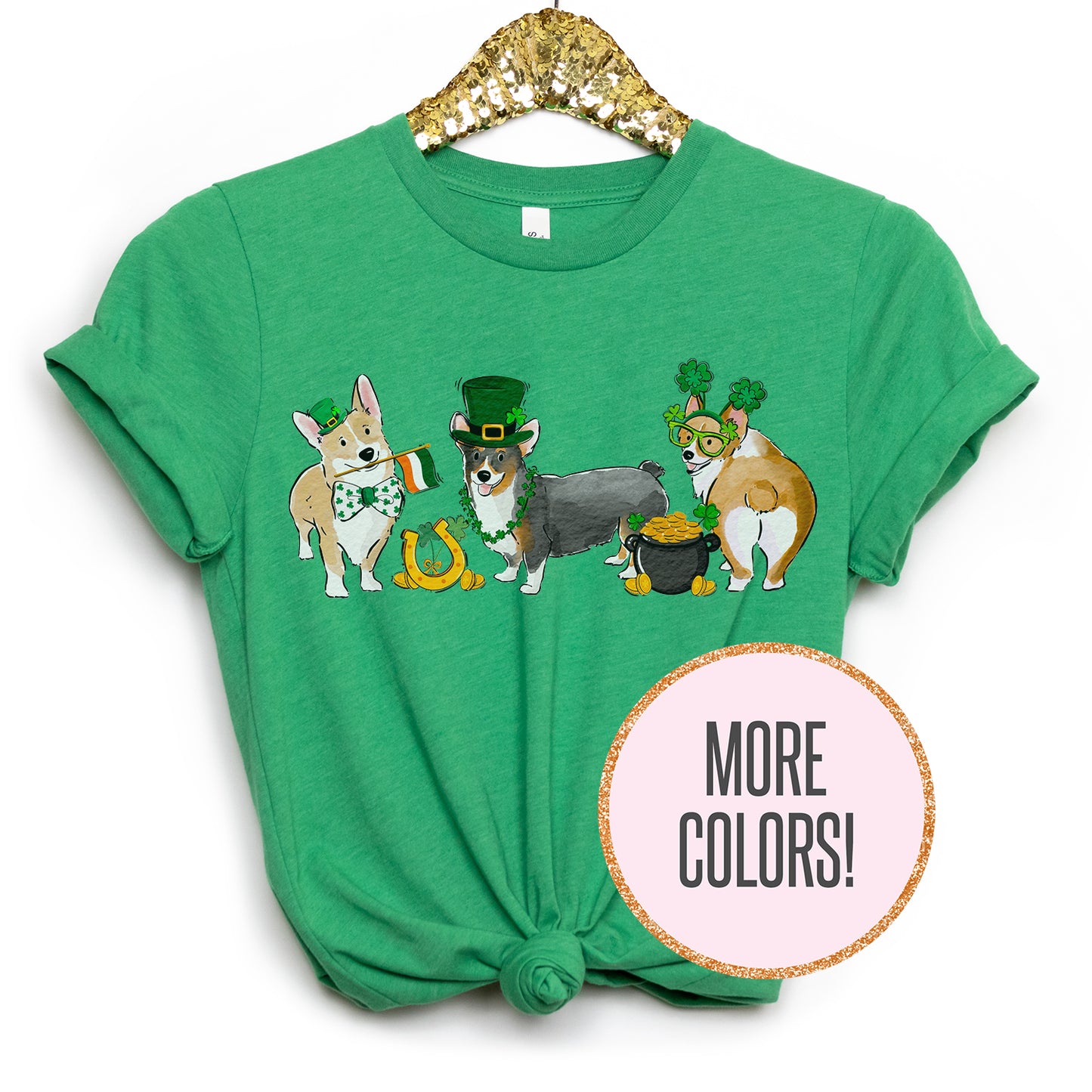 Corgi St. Patrick's Day T-Shirts