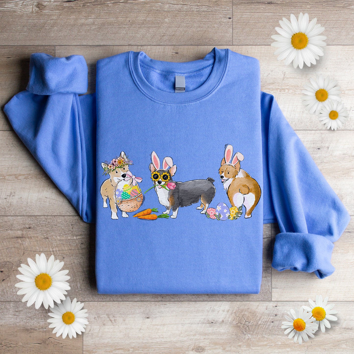 Corgi Easter Crewneck Sweatshirt