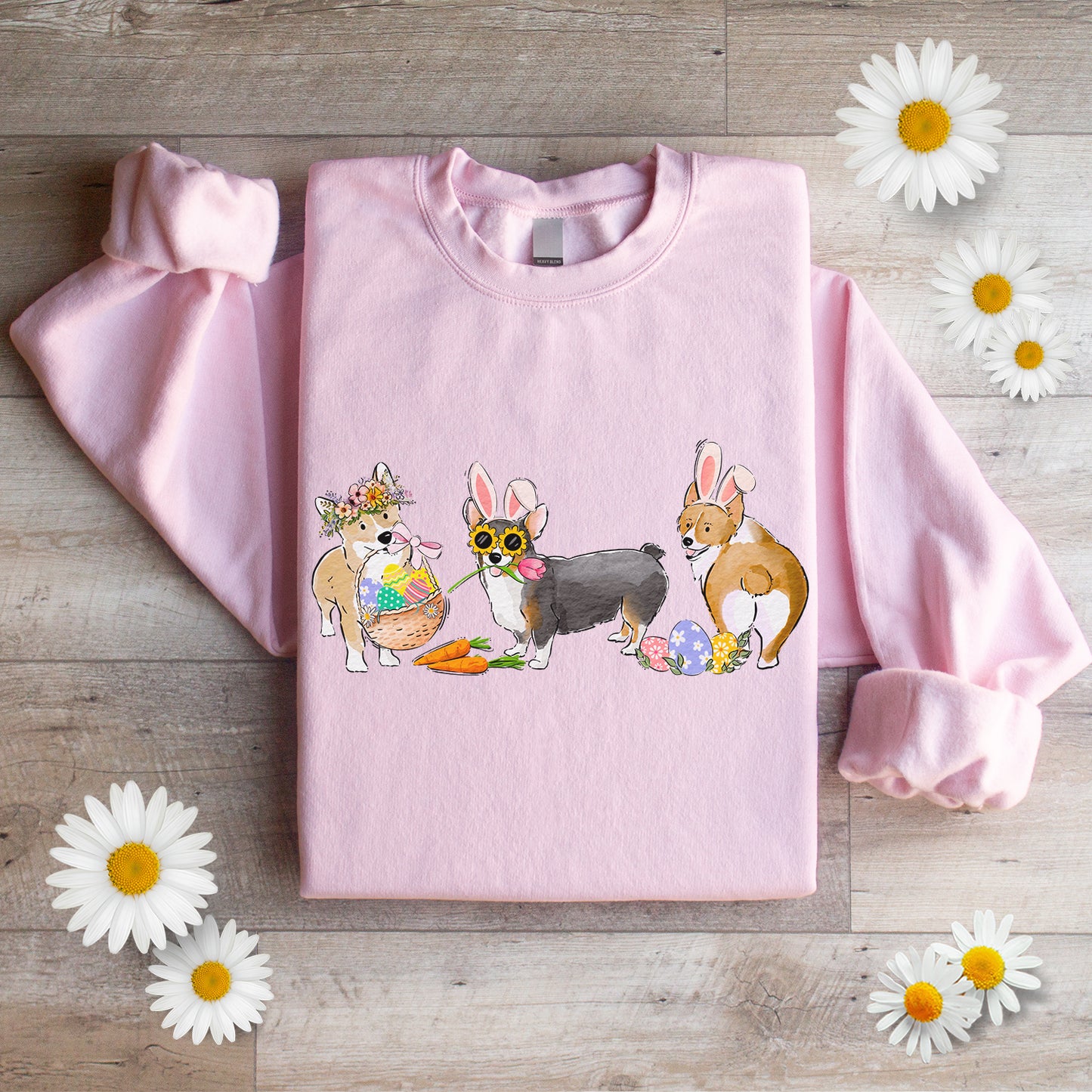 Corgi Easter Crewneck Sweatshirt