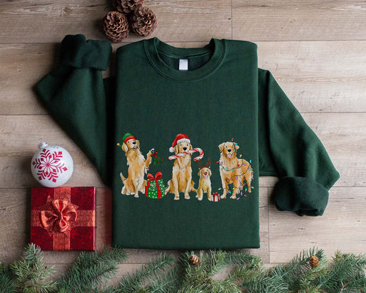 Golden Retriever Christmas Crewneck