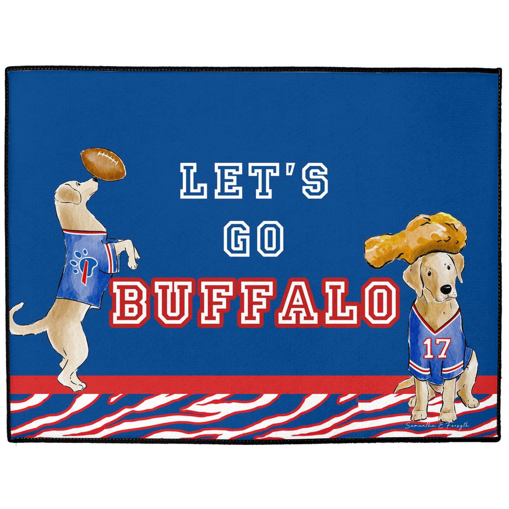 Buffalo Yellow Labs Doormat