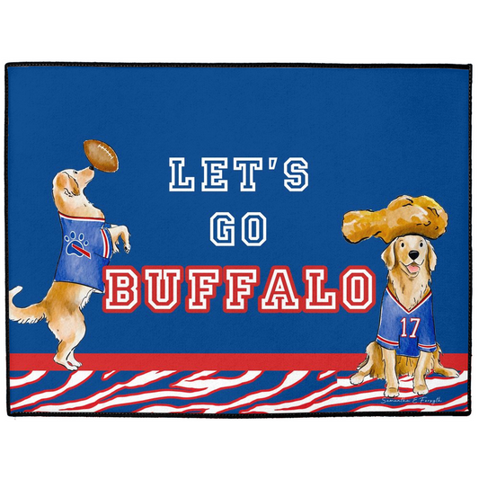 Buffalo Golden Retrievers Doormat