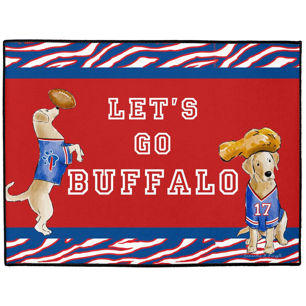 Buffalo Yellow Labs Doormat