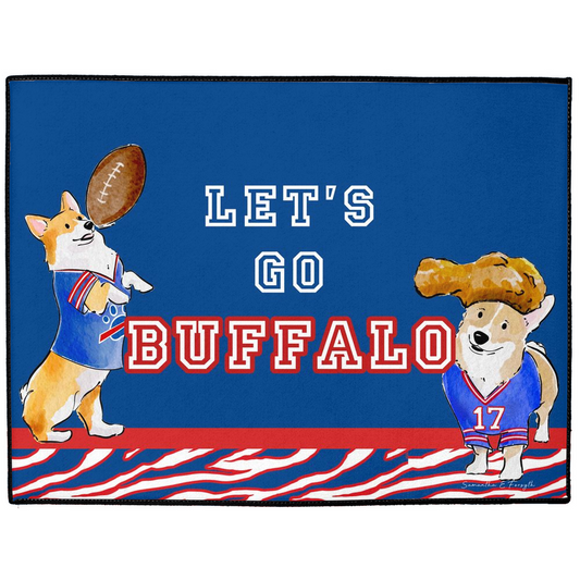 Buffalo Corgi Doormat