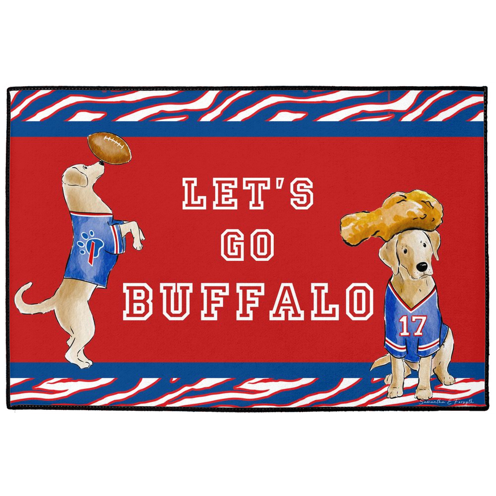 Buffalo Yellow Labs Doormat