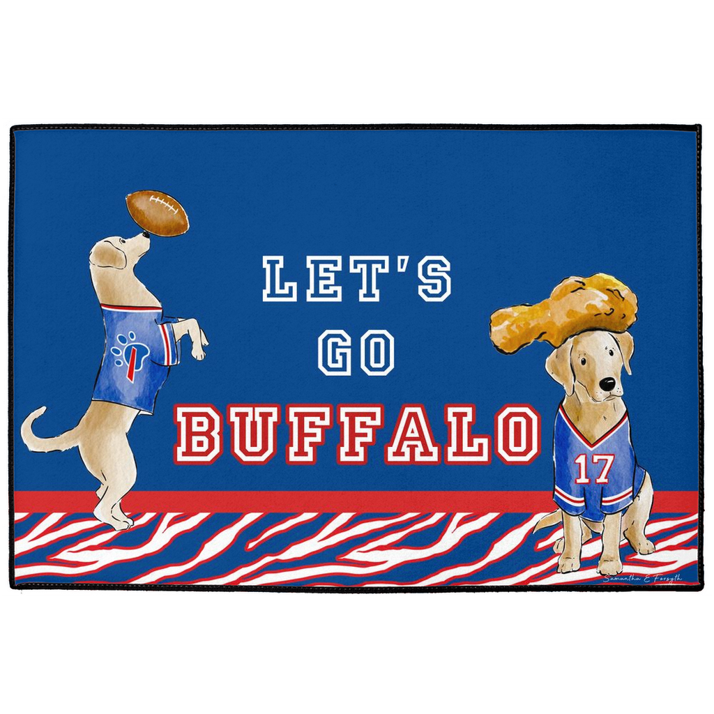 Buffalo Yellow Labs Doormat