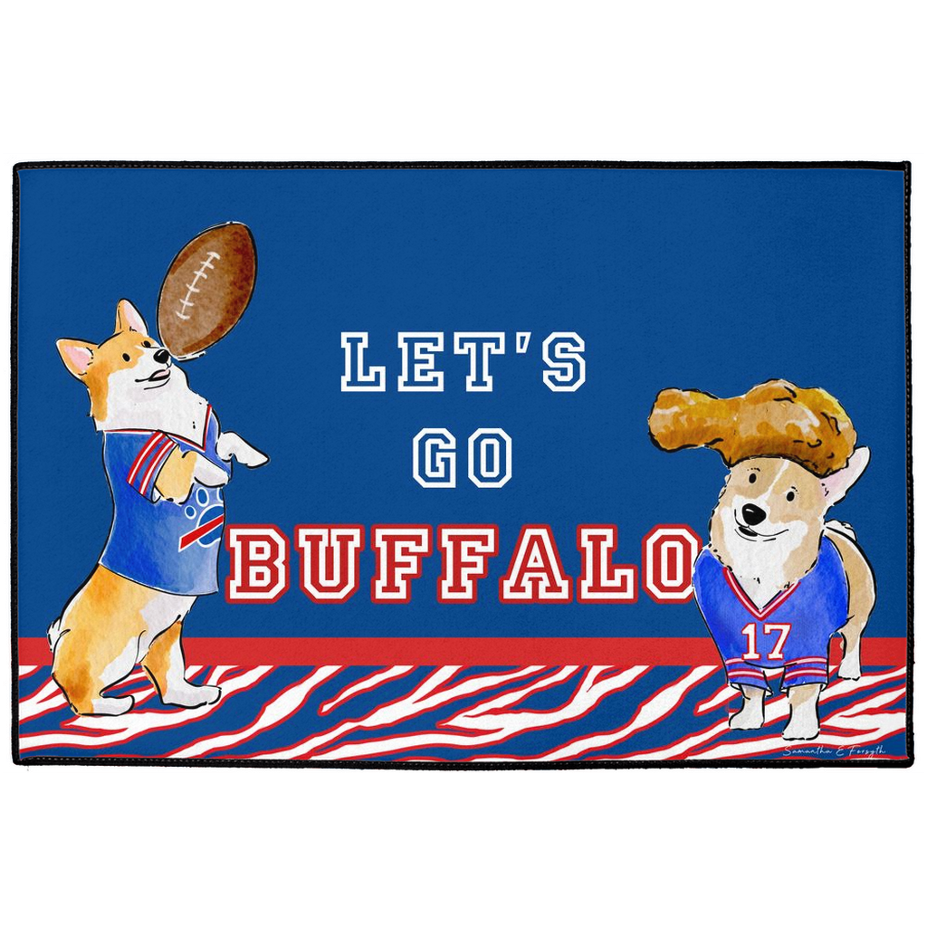 Buffalo Corgi Doormat