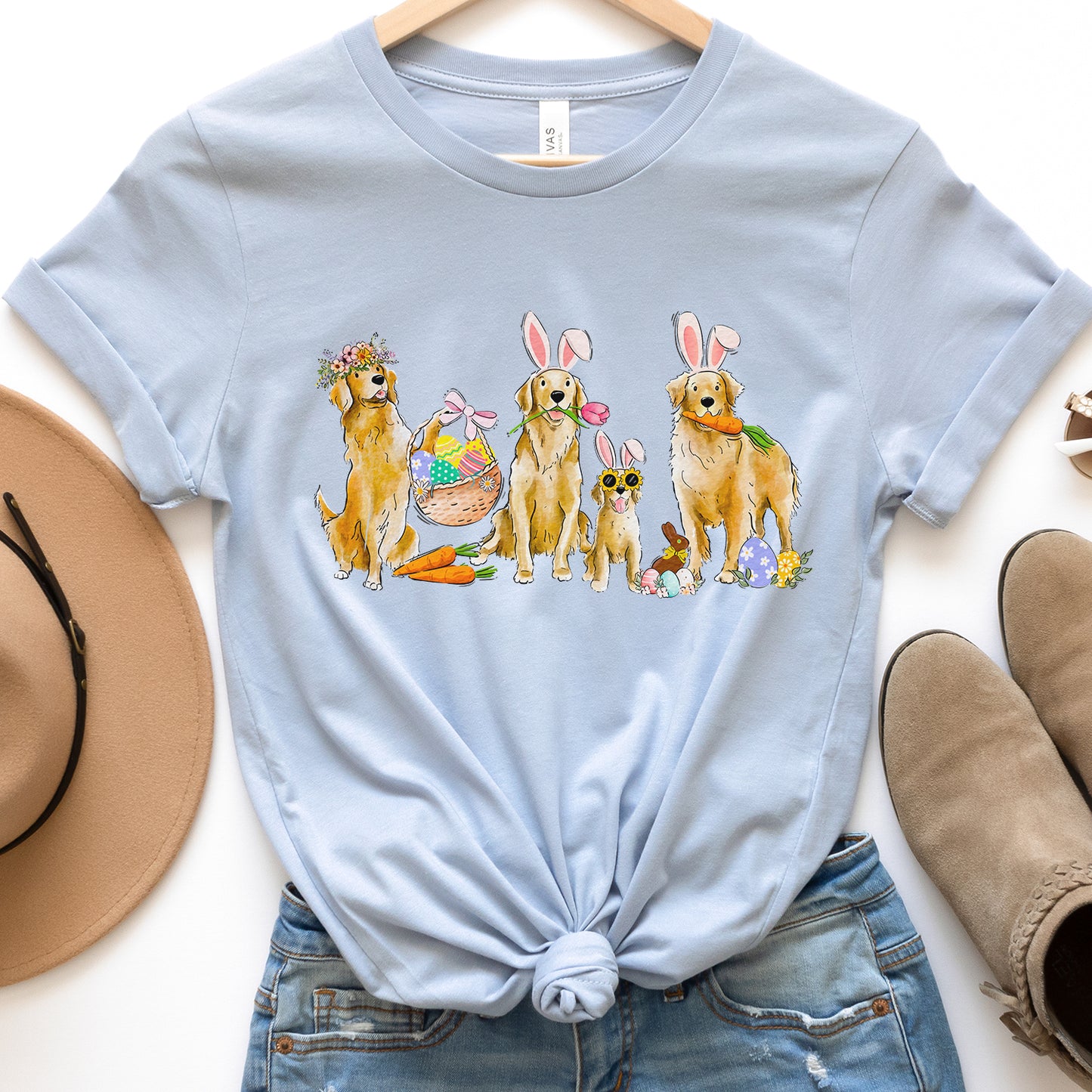 Golden Retriever Easter T-Shirt