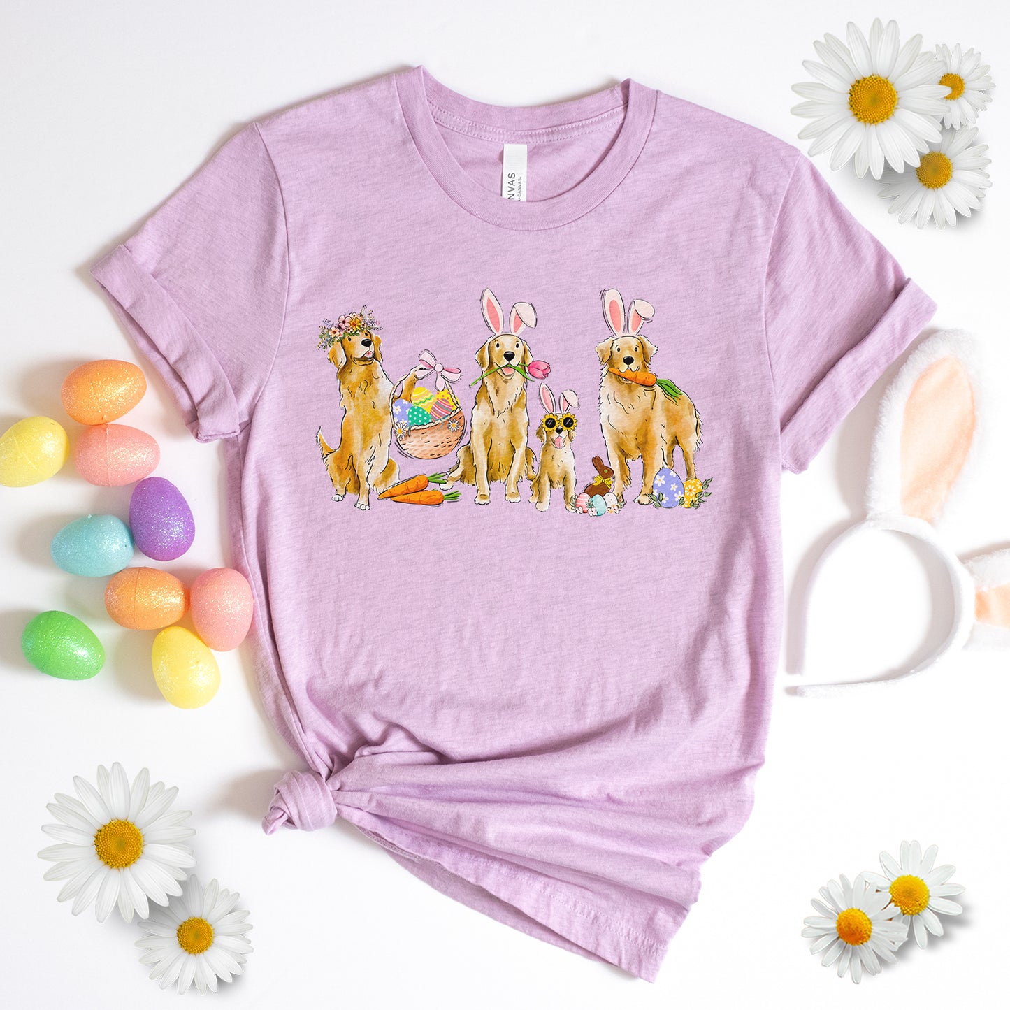 Golden Retriever Easter T-Shirt