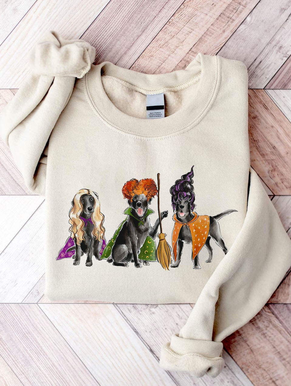 Black Lab Hocus Paw-cus Crewneck