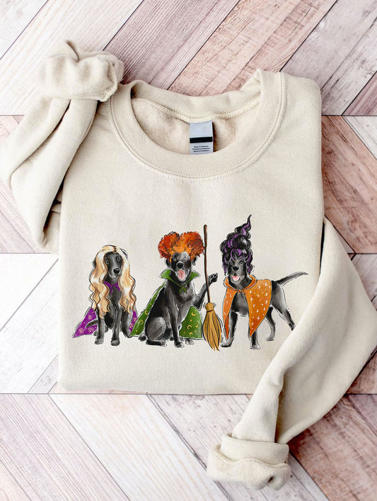 Black Lab Hocus Paw-cus Crewneck