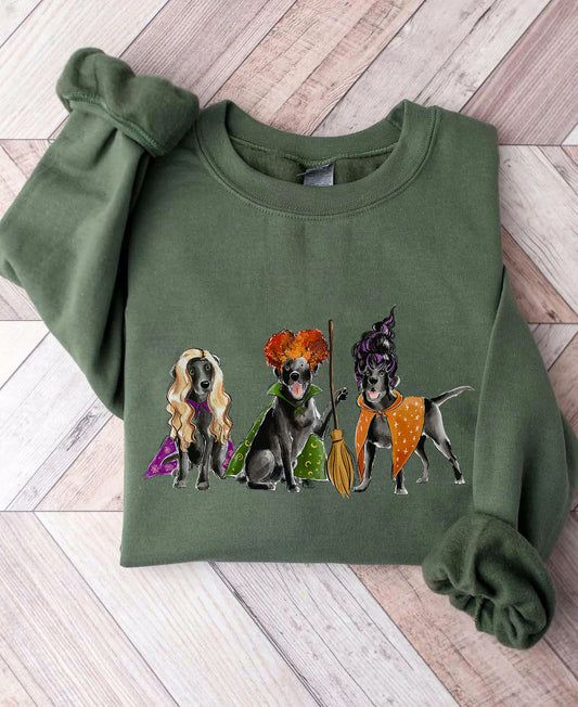 Black Lab Hocus Paw-cus Crewneck