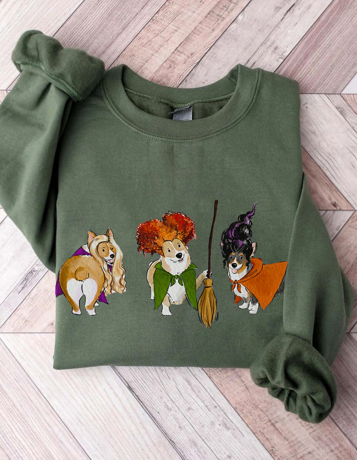 Corgi Hocus Paw-cus Crewneck