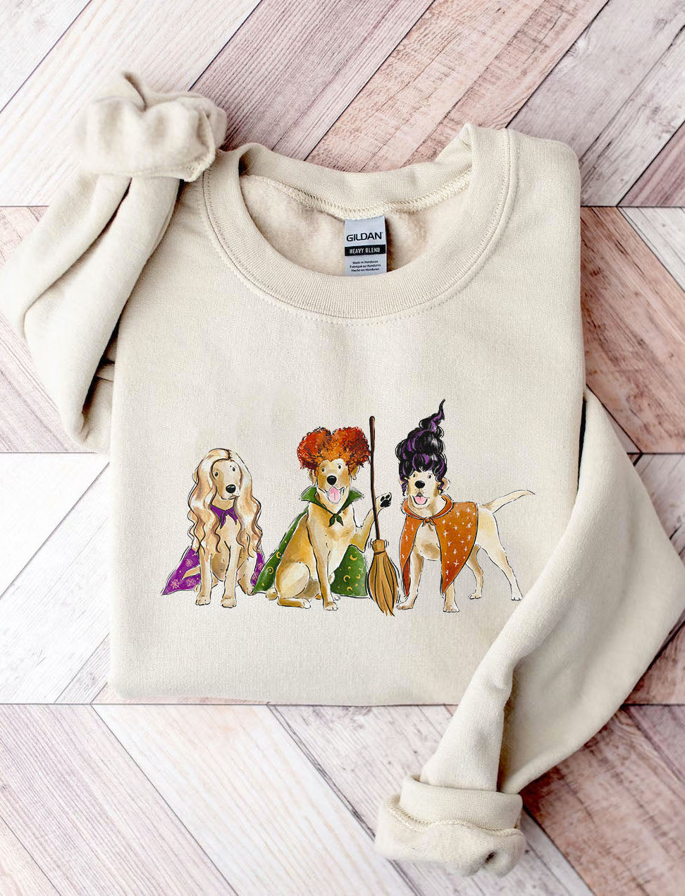 Yellow Lab Hocus Paw-cus Crewneck