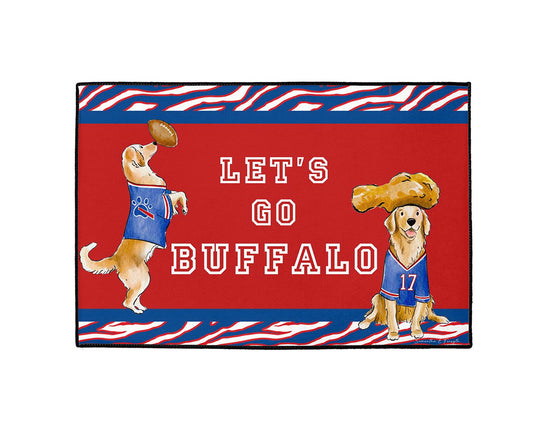 Buffalo Golden Retrievers Doormat