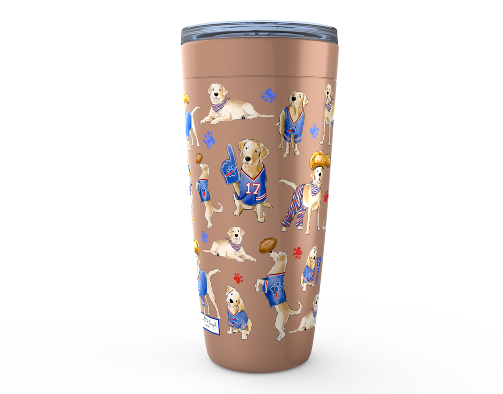 Buffalo Yellow Lab Tumbler