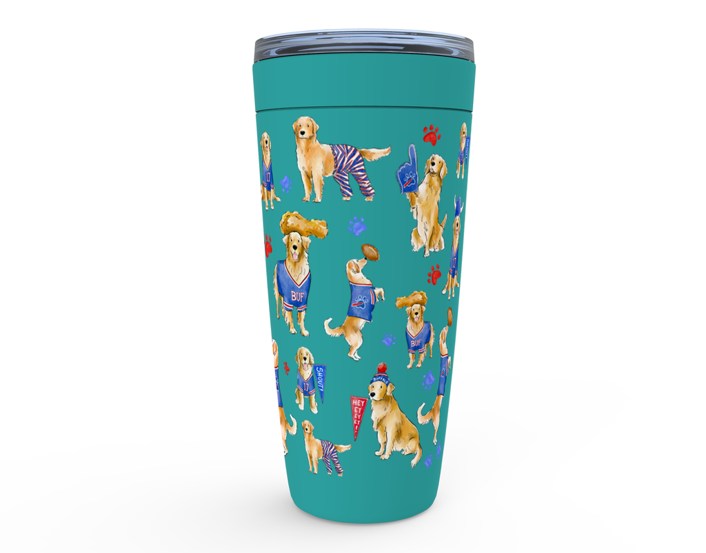 Buffalo Golden Retriever Tumbler