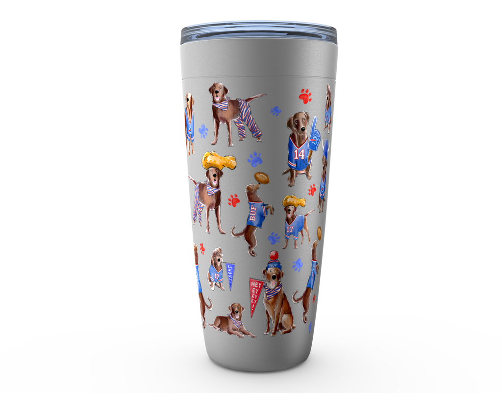 Buffalo Chocolate Lab Tumbler