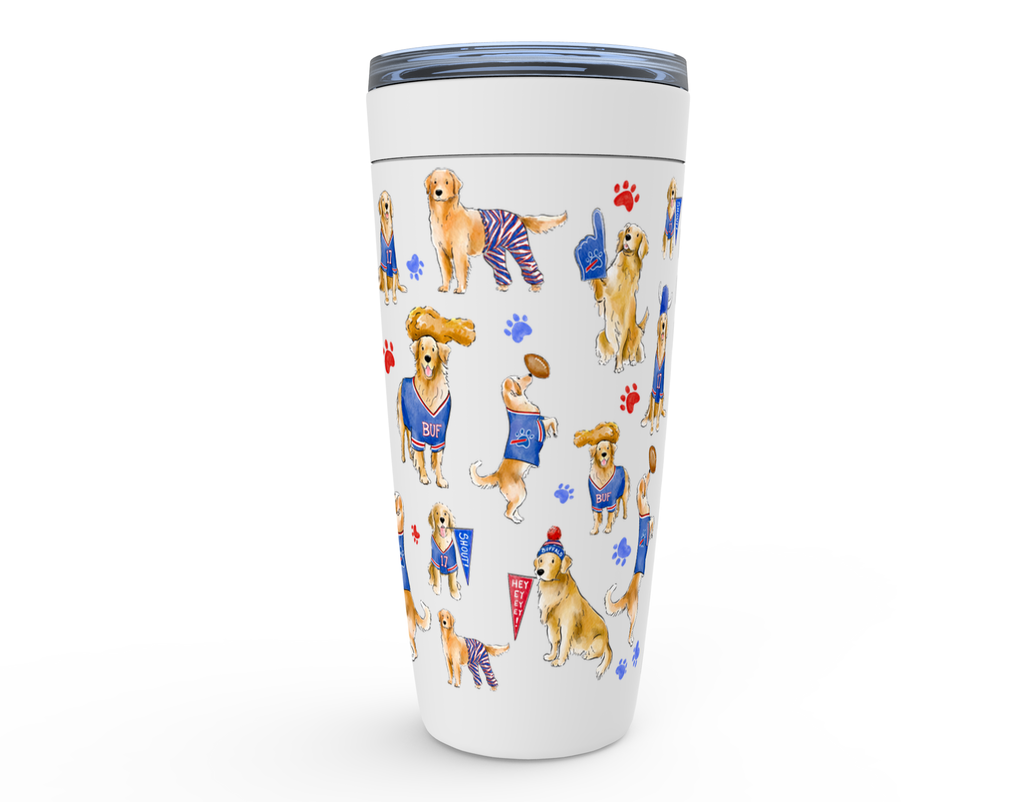 Buffalo Golden Retriever Tumbler