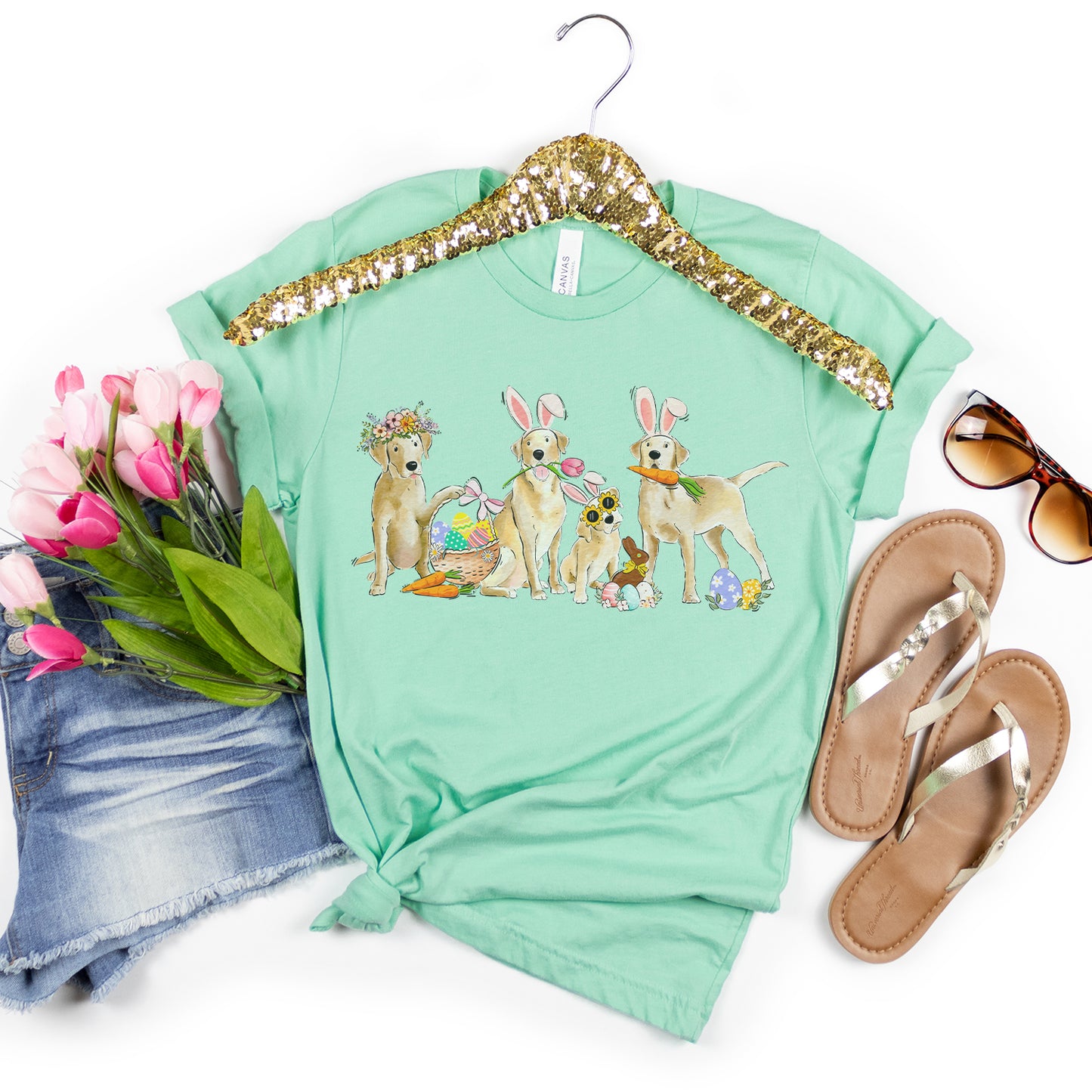 Yellow Labs Easter T-Shirt