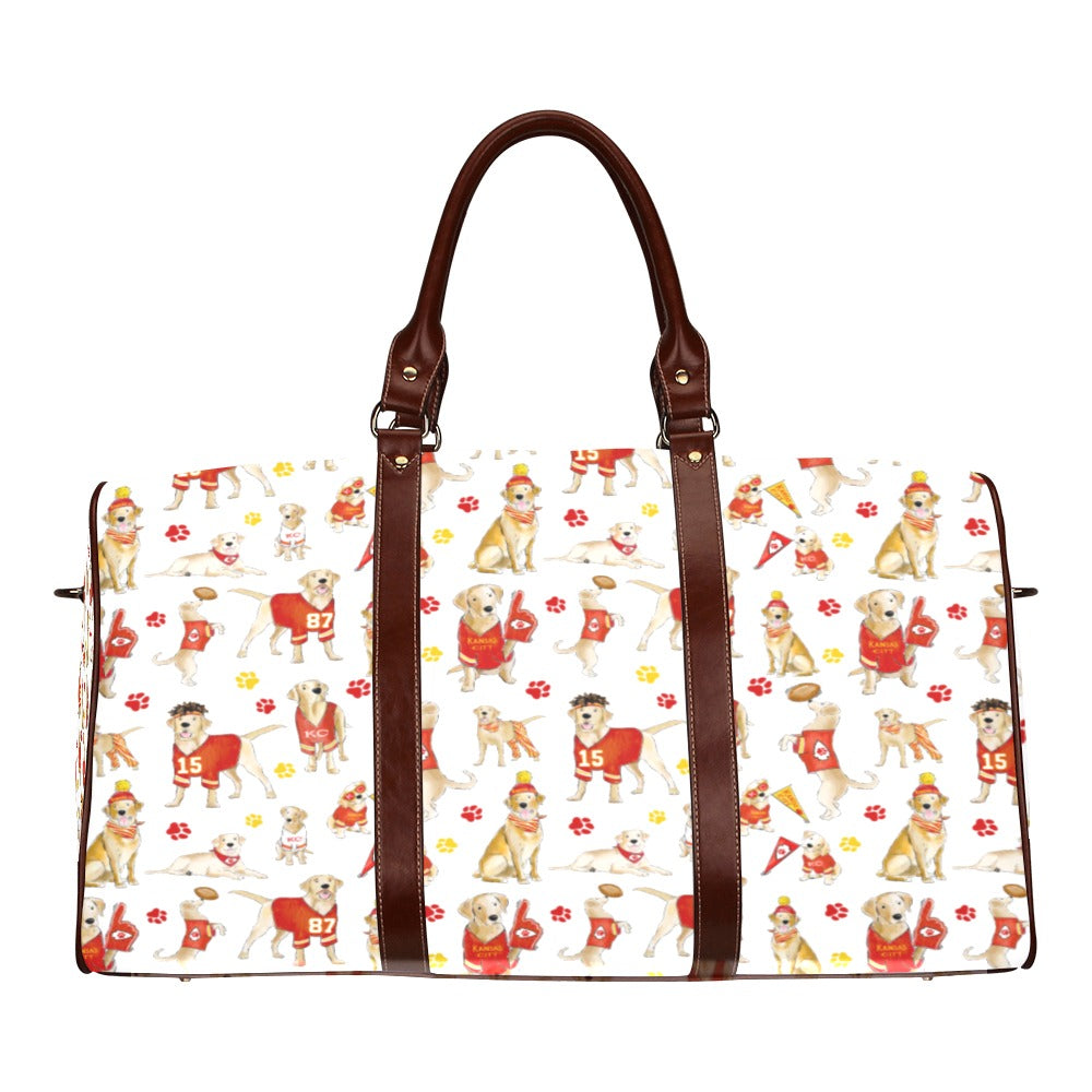 Kansas City Yellow Labs Waterproof Travel Bag