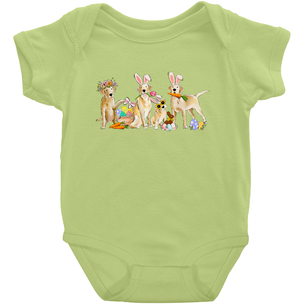 Yellow Labradors Easter Onesie
