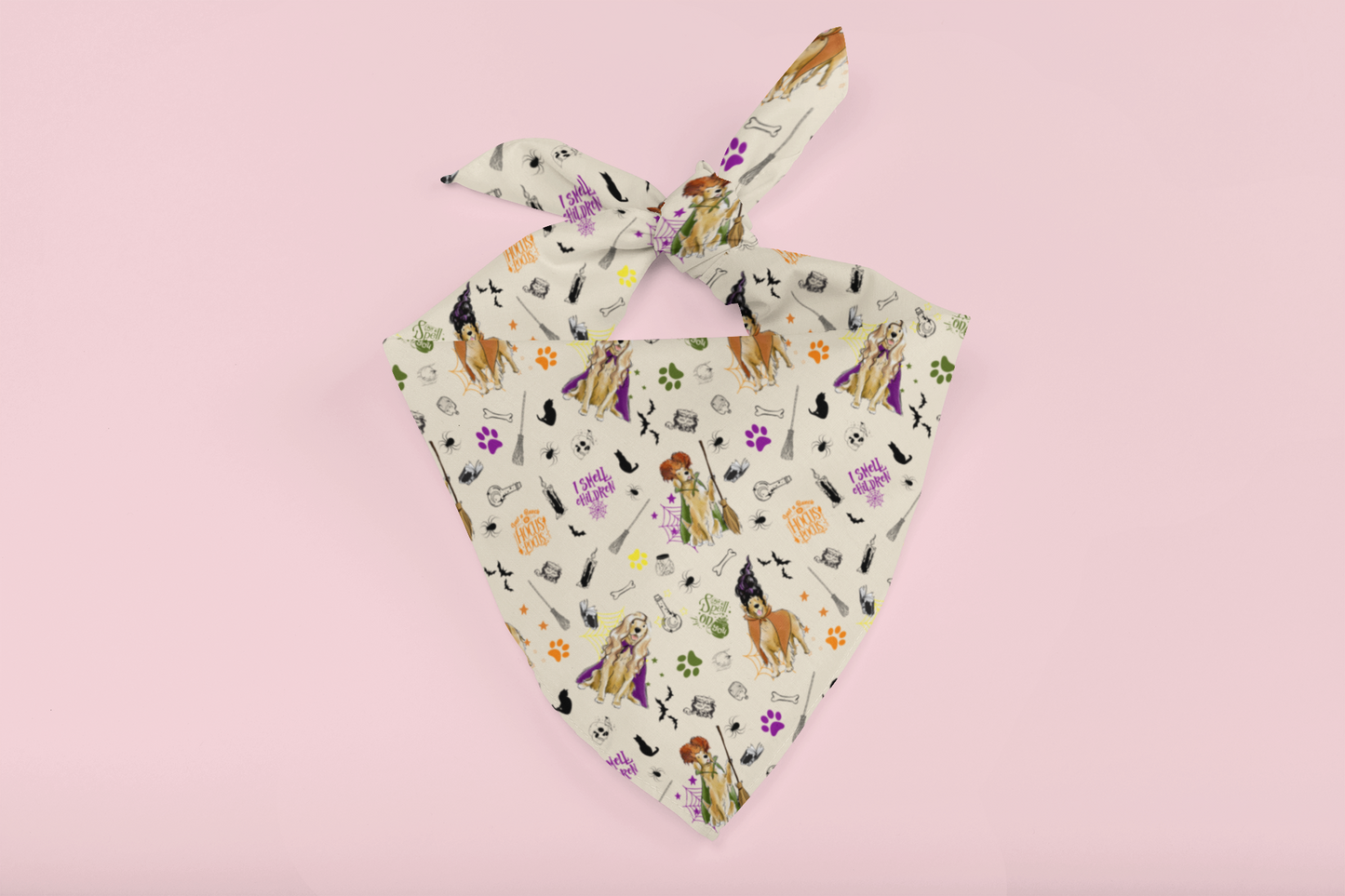 Golden Retriever Hocus Paw-cus Bandanas