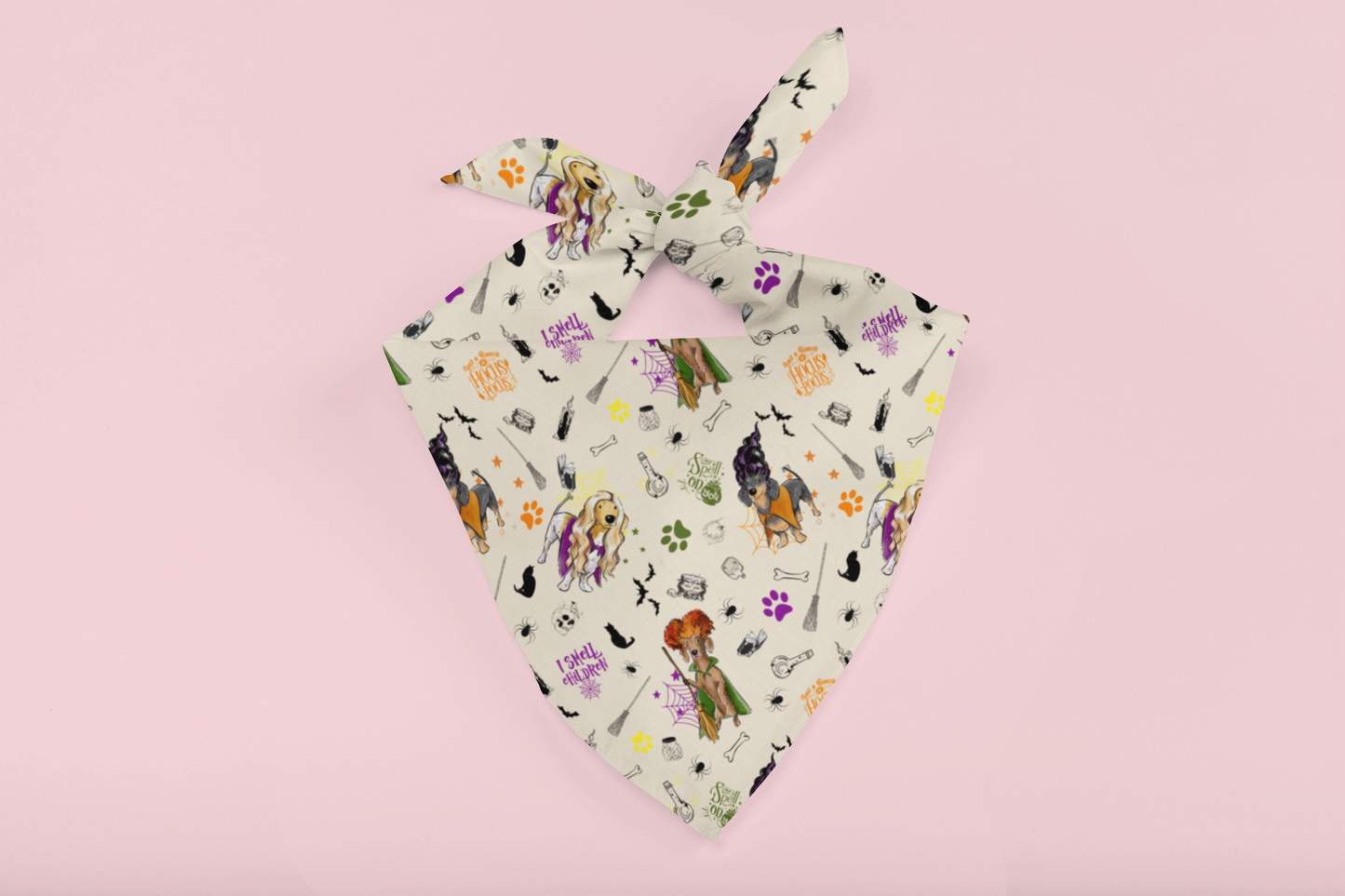 Wiener Hocus Paw-cus Bandanas