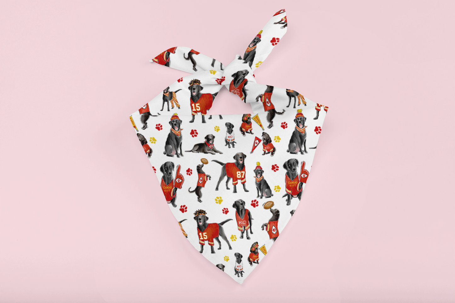 Kansas City Black Lab Bandana