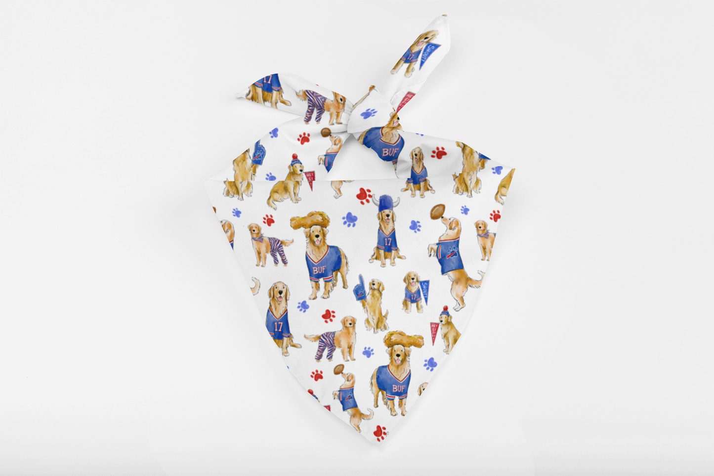 Buffalo Golden Retriever Bandana