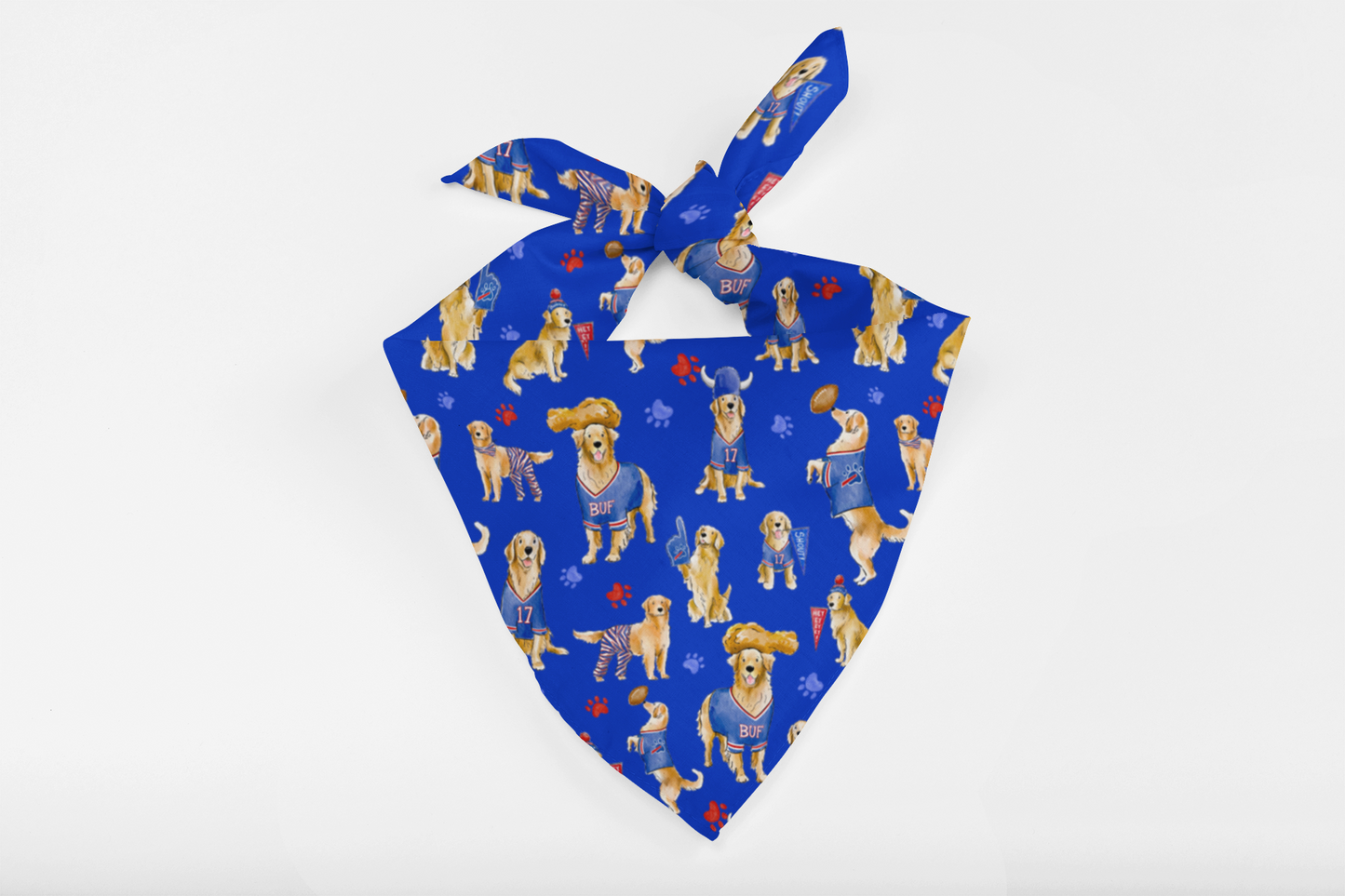 Buffalo Golden Retriever Bandana