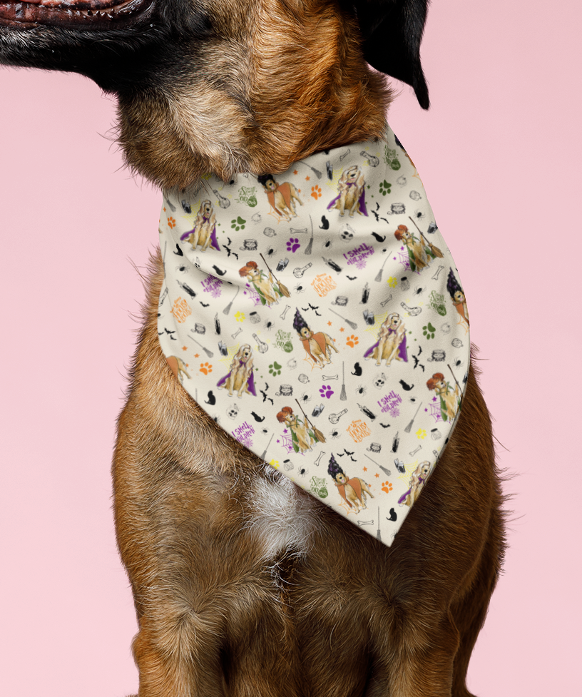 Golden Retriever Hocus Paw-cus Bandanas
