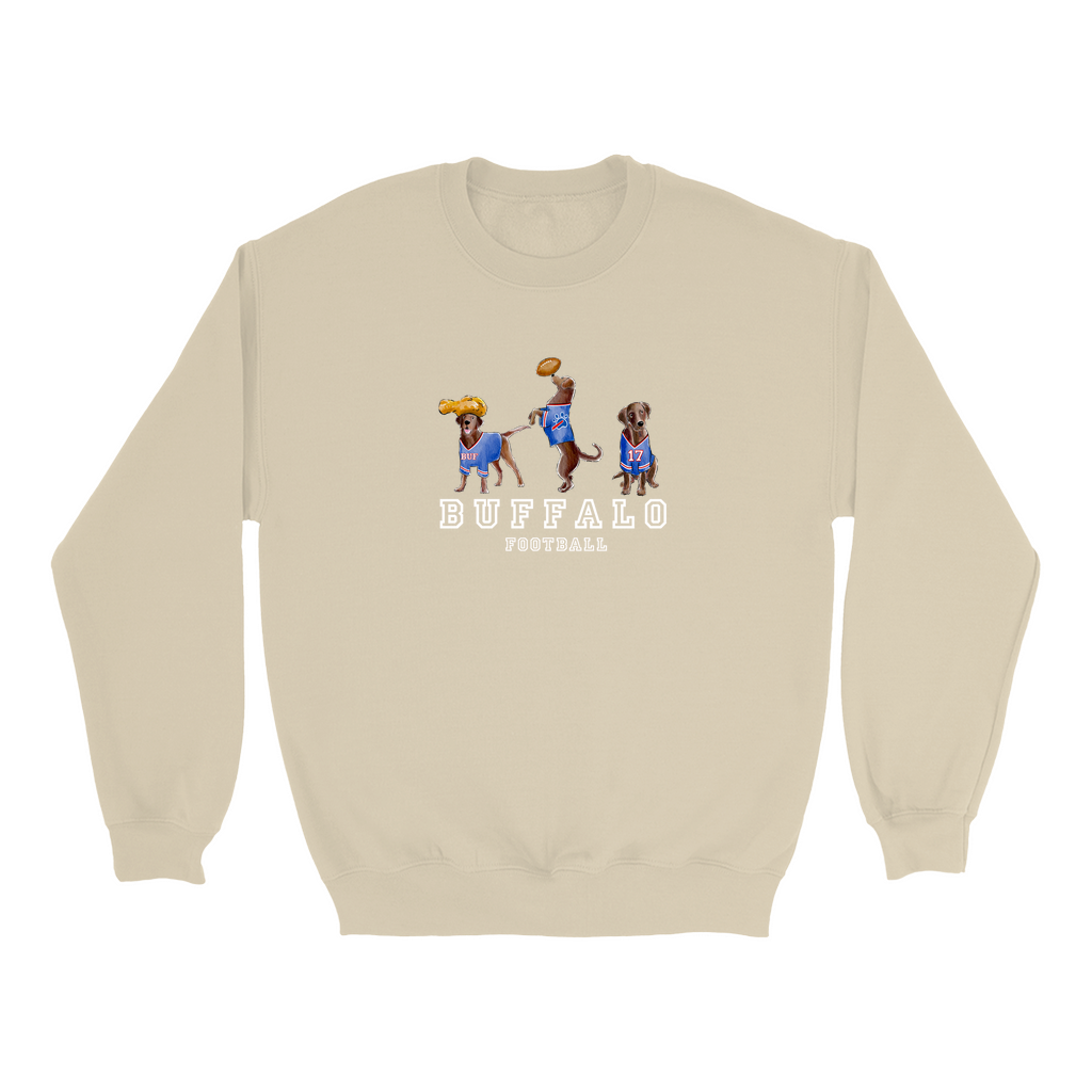 Buffalo Chocolate Lab Crewneck