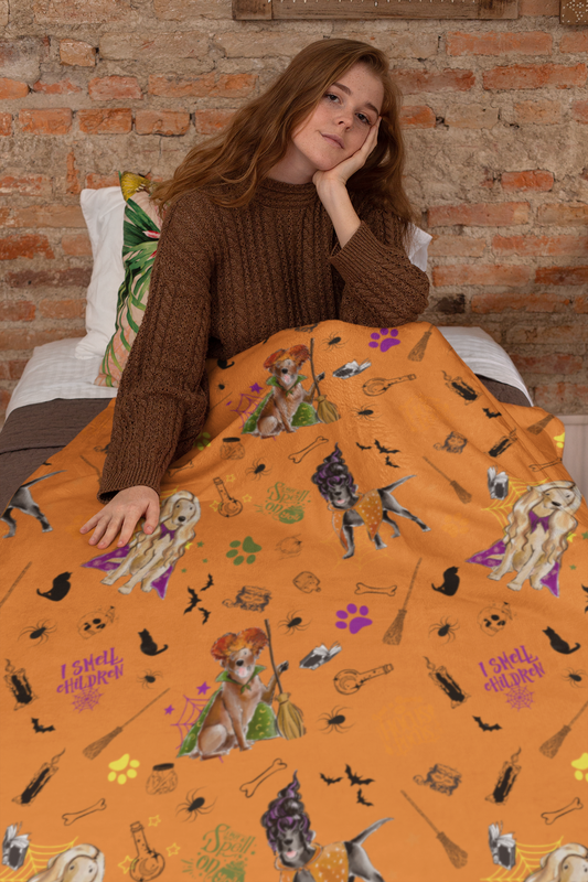 Labrador Hocus Paw-cus Minky Blankets