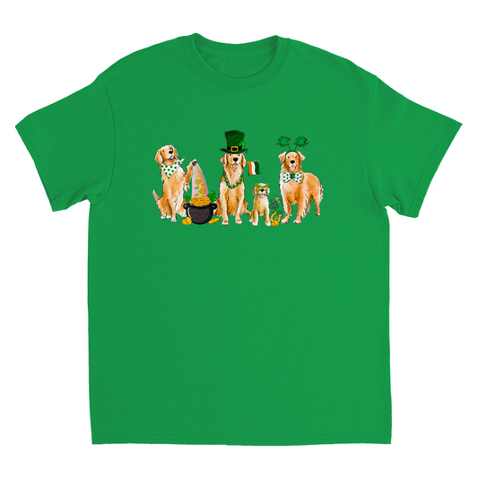 Golden Retriever St. Patrick's YOUTH T-Shirts
