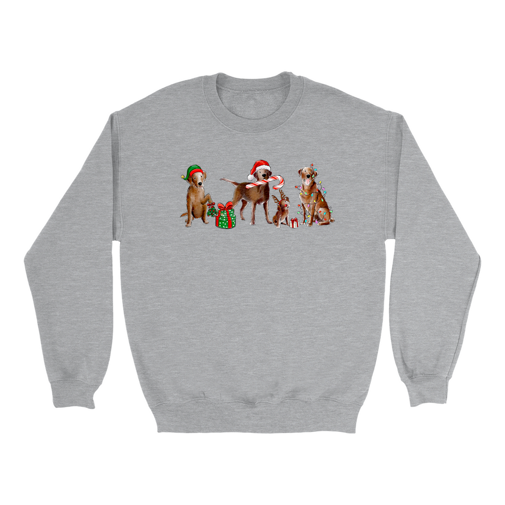 Chocolate Lab Christmas Crewneck
