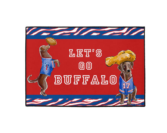 Buffalo Chocolate Labs Doormat