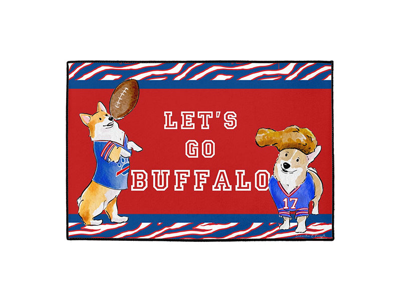 Buffalo Corgi Doormat