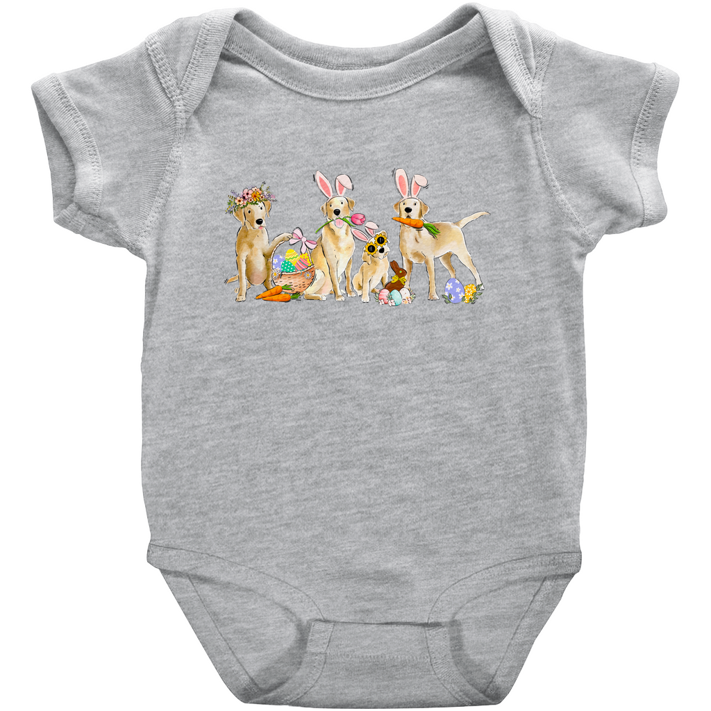 Yellow Labradors Easter Onesie